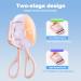 Heated Eyelash Curler Rechargeable Electric Eyelash Curler Heated Eyelash Clip for Make Up Professional Lash Curler for All Eye Shapes 2 Heating Modes Quick Curling Eye Lashes Ideal Gift for Women - Buy Online on GoSupps.com