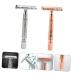 FRCOLOR Prickly Heat 4 Pcs Zinc Alloy Portable Men's Shaver - Old Razor Face Grooming Solution - Buy Online on GoSupps.com