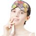 Colorful Spiral Sugar Candy Sleep Mask for Women | Adjustable Eye Shades with Elastic Strap - Shop Now - Buy Online on GoSupps.com