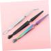 FOMIYES 1pc Tweezers Nail Art Clip Nail Pincher Manicure Tool 17*0.9cm Silver - Buy Online on GoSupps.com