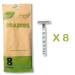Earth+Skin Loving Disposable Razors - 8-Pack for Men & Women - Body & Face Shaver - Buy Online on GoSupps.com