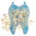 50PCS Temporary Tooth Crown Temporary Crowns for Teeth Tooth Repair Kit for Front Teeth Fake Teeth Denture Repair Kit Temporary Tooth Replacement False Tooth Replacement Broken Tooth Repair Kit
