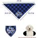 Plaid Dog Bandana Scarf Big Sister Brother Dog Bandana Buffalo Plaid Triangle Dog Scarf Reversible Plaid Triangle for Small Medium Dogs Pets (blue) - Buy Online on GoSupps.com