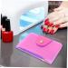 Ipetboom Nail Art Card Holder Nail Art Plates Organizer Nail Art Stamp Organizer Nail Stamping Bag Nail Art Stamp Bag Stamping Plates Storage Bag Nail Art Pouch As Printing Plate Rectangle 19x14.5cm Pink - Buy Online on GoSupps.com