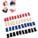 GLOGLOW Finger Sleeves - Elastic Nylon Sports Joint Protectors for Pain Relief Breathable & Sweat-Absorbent Ideal for Basketball & Tennis - Available in Red Blue Black & Beige - Buy Online on GoSupps.com