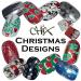 Chix Nails Occasional Minx Trendy Style Designer Fingers Toes Vinyl Foils Nail Wraps Christmas Tree Print - Buy Online on GoSupps.com