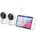 VTech RM7764-2HD Baby Monitor | 1080p Smart WiFi | 360 Pan/Tilt | 10X Zoom | 7 HD Display | Night Vision | Soothing Sounds | 2-Way Talk | Temperature & Motion Detection | iOS & Android Compatible - Buy Online on GoSupps.com
