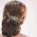Unicra Black Opal Crystal Wedding Hair Comb - Bridal Headpiece for Women and Girls - Buy Online on GoSupps.com