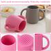 Silikong Tiny Cups (2 oz) for Toddlers - 100% Food-Grade Silicone | Baby Led Weaning Tools - 2 Pack (Pink/Gray) - Buy Online on GoSupps.com