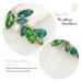 Casdre Green Rhinestone Bridal Hair Pins - Pack of 3 | Silver Crystal Wedding Hair Pieces for Women and Girls - Buy Online on GoSupps.com