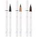 Vtrem 3PCS Eyeliner Pen No-Skip Liquid Eyeliner Pencil Ultra-Fine Tip Smudgeproof Long-Lasting Eye Liners for Women Waterproof Makeup Tools  Beige Brown/Black/Tea Coffee Color - 0.56oz Black/Brown/Coffee Color