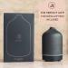 Ajna Ceramic Essential Oil Diffuser - Elegant Aromatherapy Diffuser for Home and Office - 3-in-1 Humidify, Ionize, and Diffuse - 100ml Carbon - Buy Online on GoSupps.com