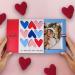 Valentine's Day Maxi Heart Chocolate Box Personalized with your photo - Milk and White Chocolate - Buy Online on GoSupps.com