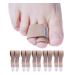 Toe Protector 10pcs Fabric Toe Finger Separator Foot Care Tool Hallux Valgus Corrector Bandage Straightener Protector Wrap Foot Stretcher Care Toe Sleeve Protectors Talla nica 10pcs