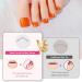 Buy Ceboic Half-Hardened Gel Nail Foils - 26 Self-Adhesive Orange Pedicure Wraps | UV/LED Nail Polish Stripes for Perfect Toes - Buy Online on GoSupps.com