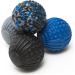 Beavorty Black Muscle Massage Ball - Vibration & Fascia Relief for Fitness Yoga & Mobility Exercises - Buy Online on GoSupps.com