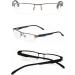 Twinkleyes Reading Glasses - Metal Visual Aid for Men & Women | Semicircular Lens - Available in 1.0 to 4.0 Diopters - Buy Online on GoSupps.com