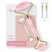 Rosejoice Pink Rose Quartz Jade Roller for Face - Handcrafted Facial Massager for Anti-Aging Skincare - Buy Online on GoSupps.com