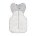 Love To Dream Swaddle UP Baby Sleeping Bag Self-Soothing Swaddles for Newborns Improves Sleep Snug Fit Helps Calm Startle Reflex New Born Essentials for Baby Warm 16-20 C 3.5-6kg White Small (3.5-6kg) White