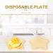 korvre 30Pcs Star Shaped Paper Plates Gold Disposable Plate Pentagram Dinnerware Plate for Tableware Supplies Gold - Buy Online on GoSupps.com