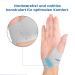 Willcom Elastic Thumb Wrist Splint - 2-Piece Compression Glove for Arthritis Pain Relief - Soft Tissue Protector for Women (M) - Gray - Buy Online on GoSupps.com