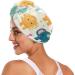 Cartoon Elephant Hair Towel 2 Pack - Super Absorbent Quick Dry Hair Turbans for Women & Girls - Buy Online on GoSupps.com