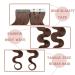 Real Hair Tape Extensions - 20pcs Wavy 50g 50cm Remy #04 Medium Brown & Chocolate Brown - Buy Online on GoSupps.com