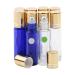 Rowiz 10ml Roll on Bottles for Essential Oils Glass Perfume Roller Bottles with Stainless Steel Ball Empty Essential Oil Bottles Set of 5 Clear & 5 Blue Clear+ Blue