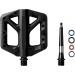 Crankbrothers Stamp Flat BMX/MTB Bike Pedal - Black Small | Adjustable Grip | Minimal Profile - Buy Online on GoSupps.com
