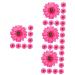HOMSFOU 40 pcs key chain pendant resin flower charms keychain sunflower party favors flower bracelet charms daisy earring charms sunflower key ring key ornament Accessories delicate Assorted Color2x4pcs 4.75X4.75X0.78CMx4pcs