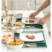 Green Tableware Western Food Platter Steak Knife and Fork Plate Placemat Napkin Combination Set Kitchenware As shown A - Buy Online on GoSupps.com