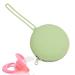 Aibyks Silicone Pacifier Holder - Portable Round Storage Bag for Travel | Zippered Silicone Container for Jewelry & Keys - Green B - Buy Online on GoSupps.com