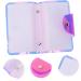 Mikinona Nail Art Card Holder Stamp Template Holder Stamping Plates Storage Bag Nail Art Plates Organizer Nail Art Stamp Rectangular Nail Shell Nail Image Plate Bag Nail Art Pouch As 19x14.5cm Pink - Buy Online on GoSupps.com