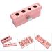 Ejoyous Moule Rouge L vres DIY Outil en Alliage d'aluminium or Rose pour la Fabrication de Baume L vres Conception 2 Trous Facile Utiliser pour les Amateurs de Maquillage (4 sections) - Buy Online on GoSupps.com