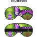 Butterfly Purple Print Unisex Eye Mask | Soft Comfort Sleep Shade for Travel Yoga & Shift Work - Black - Buy Online on GoSupps.com