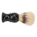 Portable Shaving Brush for Men with Curved Handle Premium Bristles Foam Enhancer Cleaning Brush Lightweight and Portable