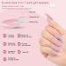 French Gel Nail Tips - 150pcs Medium Coffin Soft Gel Fake Nails | Colored French Tips with 3-in-1 X-coat | 15 Sizes for Easy DIY Nail Extensions - Buy Online on GoSupps.com