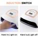 Yuejooz UV LED Nail Lamp 220W Gel Nail Lamps 57 LED Beads Quick-Drying Gel Curing Lamp Nail Dryer for Gel Nails Gel Polish Light for Home Salon with Auto Sensor 4 Timers - Buy Online on GoSupps.com