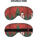 Christmas Holiday Unisex Eye Mask | Soft Comfort Travel Shade | Perfect for Yoga & Shift Work - Black - Buy Online on GoSupps.com