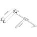 Glass Magnetic Window Cleaner Squeegee Cleaner Shower Kitchen Bathroom Mirror Rubber Wiper with Hanger Hook Rack - Buy Online on GoSupps.com