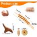 2-Piece Wooden Massage Roller Set - Back & Body Relief Trigger Point Therapy Tool for Neck Legs & More - Buy Online on GoSupps.com