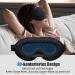 Umisleep Sleep Mask | 3D Contoured Memory Foam Eye Mask for All Light Blockout | Travel Nap Yoga | Unisex Sleep Mask for Men & Women - Buy Online on GoSupps.com