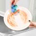 3-Pack Cleaning Kitchen Sponges Oval Oil Painting of Blue Butterfly Kitchen Cellulose Dishwashing Wood Pulp Cotton one sizex3 Blue - Buy Online on GoSupps.com