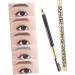 Healvian 6 Pcs Eyebrow Pencil Brush White Eyeshadow Brown Eyebrow Pencil Gel Eyeliner Pencil Eyebrows - Buy Online on GoSupps.com