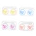 Gatuida 4 Series Box contact lens container liner solution twice made of plastic contact lens organizer contact lens boxes Small holder storage box make-up mirror case travel pp
