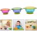 Xrten Set of 3 Baby Suction Cup Bowls with Lid | Non-Slip Bowls for Babies & Toddlers | Perfect for International Shipping - Buy Online on GoSupps.com