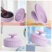 Housoutil Makeup Brush Cleaning Box Makeup Brush Cleaner Silicone Makeup Tool Cleaner Brush Cleaners Brush Cleaning Mat Cleansing Brush Makeup Cleaner for Foldable Dryer Silica Gel 7.9X5.25X4.9CM Violet - Buy Online on GoSupps.com