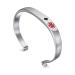 WelMag Adjustable Medical Alert ID Bracelets Free Engraving Vintage Silver