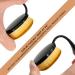 Dolovemk Oval Makeup Brush Set - 10-Piece Professional Brushes for Eyeshadow Foundation Blush & Beauty Sponge (Black) - Perfect for Flawless Makeup Application - Buy Online on GoSupps.com