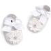 TMEOG 2 x Toddler Flower Shoes with Headband | Non-Slip Soft Baby Girl Shoes for Special Occasions | Size 12-18 Months | Christening, Wedding, Party - White - Buy Online on GoSupps.com